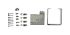 Danfoss Wechselrichtermodul Montagesatz für Entkopplungsplatte: M1 M2, für VLT Micro Drive