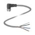 Pepperl + Fuchs Right Angle Female M12 to Free End Sensor Actuator Cable, 5 Core, 2m