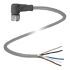 Pepperl + Fuchs Right Angle Female M12 to Free End Sensor Actuator Cable, 5 Core, 2m