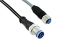 TE Connectivity Straight Female 8 way M12 to Straight Male 8 way M12 Sensor Actuator Cable, 1.5m