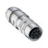 Lumberg Circular Connector, 8 Contacts, Cable Mount, M16 Connector, Socket, Female, IP68, 03 Series