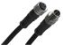 Cable de conexión Brad from Molex, con. A M8 Hembra, 3 polos, con. B M8 Macho, 3 polos, long. 600mm, 60 V, 3 A, IP67