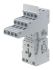 Relpol Relay Socket for use with R4N Relay 4 Pin, DIN Rail