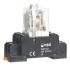 Relpol Relay Socket for use with RY2 Relay 2 Pin, DIN Rail
