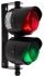 Moflash LED TL Series Green, Red LED Beacon, 2 Lights, 35 → 85 V, Bracket Mount