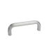 Elesa Natural Aluminium Door Handle 49 mm Height, 20mm Width, 112mm Length