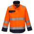 Portwest MV35 Orange/Navy Unisex Hi Vis Jacket, S