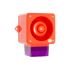 Clifford & Snell YL50 Series Magenta Sounder Beacon, 115 V ac, IP66, Wall Mount, 112dB at 1 Metre