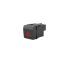 EAO 09 Series Series Illuminated Illuminated Push Button Switch, Panel Mount, Red LED, 18V, IP20