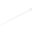 StarTech.com Cable Tie, Cable Ties, 100mm x 2 mm, White Nylon, Pk-100pack