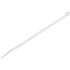 StarTech.com Cable Tie, Cable Ties, 200mm x 2 mm, White Nylon, Pk-100pack