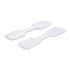 StarTech.com Hook & Loop Cable Tie, Hook To Hook Fastener Cable Tags, 90mm x 19 mm, White, Pk-100pack