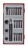 Teng Tools Impact Driver Set 19 Pieces, Hexagon, Phillips, Pozidriv, Torx