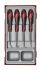 Teng Tools 4 Piece Hook and Pick Set Hook and Pick Set with Tray