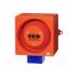 Clifford & Snell YL80 Series Blue Sounder Beacon, 230 V ac, IP66, Wall Mount, 116dB at 1 Metre