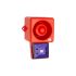 Clifford & Snell YL50 Hi Vis Series Blue Sounder Beacon, 24 V dc, IP66, Wall Mount, 112dB at 1 Metre