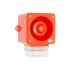 Clifford & Snell YL50 Series Clear Sounder Beacon, 24 V dc, IP66, Wall Mount, 112dB at 1 Metre