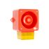 Indicator luminoso y acústico Clifford & Snell YL50, 230 V ac, Amarillo, Intermitente, 112dB @ 1m, IP66