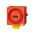 Clifford & Snell YL80 Series Yellow Sounder Beacon, 24 V dc, IP66, Wall Mount, 116dB at 1 Metre