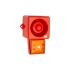 Clifford & Snell YL50 Hi Vis Series Amber Sounder Beacon, 24 V dc, IP66, Wall Mount, 112dB at 1 Metre