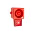 Indicator luminoso y acústico Clifford & Snell YL50 Hi Vis, 24 V CC, Rojo, Intermitente, 112dB @ 1m, IP66