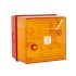 Clifford & Snell SD40 Series Amber Static Beacon, 24 V dc, Wall Mount, LED Bulb, IP65