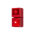 Clifford & Snell YL40 Series Red Sounder Beacon, 24 V dc, IP65, Wall Mount, 108dB at 1 Metre