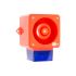 Clifford & Snell YL50 Series Blue Sounder Beacon, 48 V dc, IP66, Wall Mount, 112dB at 1 Metre