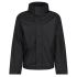 Regatta Professional TRW297 Black Polyester Men Bomber Jacket Xtra Xtra Large