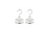 RS PRO 磁铁, 5.8kg拉力, 25mm宽 x 15mm长 x 7mm厚