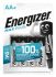 Energizer E91 AA Batterie, Zink-Mangandioxid, 1.5V, flacher Anschluss