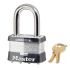 Master Lock Padlock Laminated Steel Padlock, 10mm Shackle, 51mm Body