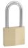 Master Lock Padlock Brass Padlock, 6mm Shackle, 40mm Body