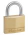 Master Lock Padlock Brass Padlock, 6mm Shackle, 40mm Body