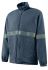 Roots RO14690 Navy Unisex Hi Vis Fleece Jacket, XS