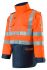 Roots RO1517 Orange/Navy Unisex Hi Vis Parka, XXL