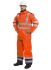 Roots RO4517 Orange Unisex Hi Vis Parka, XS