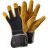 Tegera TEGERA Black, Yellow Cotton, Kevlar, Leather, Natural Latex Cut Resistant Cut Resistant Gloves, Size 9