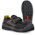 Jalas 1568 Unisex Black, Grey, Yellow Aluminium Toe Capped Safety Shoes, UK 10, EU 44