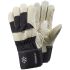 Tegera TEGERA Beige, Black Leather Cold Resistant Work Gloves, Size 10