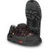 Jalas 1615 Unisex Black, Grey, Red Aluminium Toe Capped Safety Shoes, UK 4, EU 37