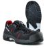 Jalas 1708 Unisex Black, Grey, Red Aluminium Toe Capped Safety Shoes, UK 6, EU 39