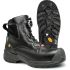 Jalas 1358 Unisex Black, Grey Composite Toe Capped Safety Shoes, UK 3, EU 36