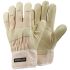 Tegera TEGERA Beige, White Leather Abrasion Resistant Work Gloves, Size 10