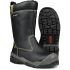 Jalas 1898W Unisex Black, Grey, Yellow Aluminium Toe Capped Safety Shoes, UK 2, EU 35