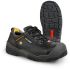 Jalas 1538 Unisex Black, Grey, Yellow Aluminium Toe Capped Safety Shoes, UK 2, EU 35