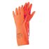 Tegera TEGERA Orange Latex, Neoprene Chemical Resistant Work Gloves, Size 10