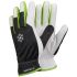 Tegera TEGERA Black, Green, White Leather Assembly Work Gloves, Size 10