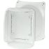 HENSEL KF Series Grey Polycarbonate Junction Box, IP66, IP67, IP69, 112 x 255 x 205mm