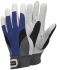 Tegera TEGERA Black, Blue, Grey, White Leather Abrasion Resistant Work Gloves, Size 11